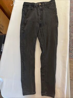 SO Black Charcoal Stretch Slim Jeggings